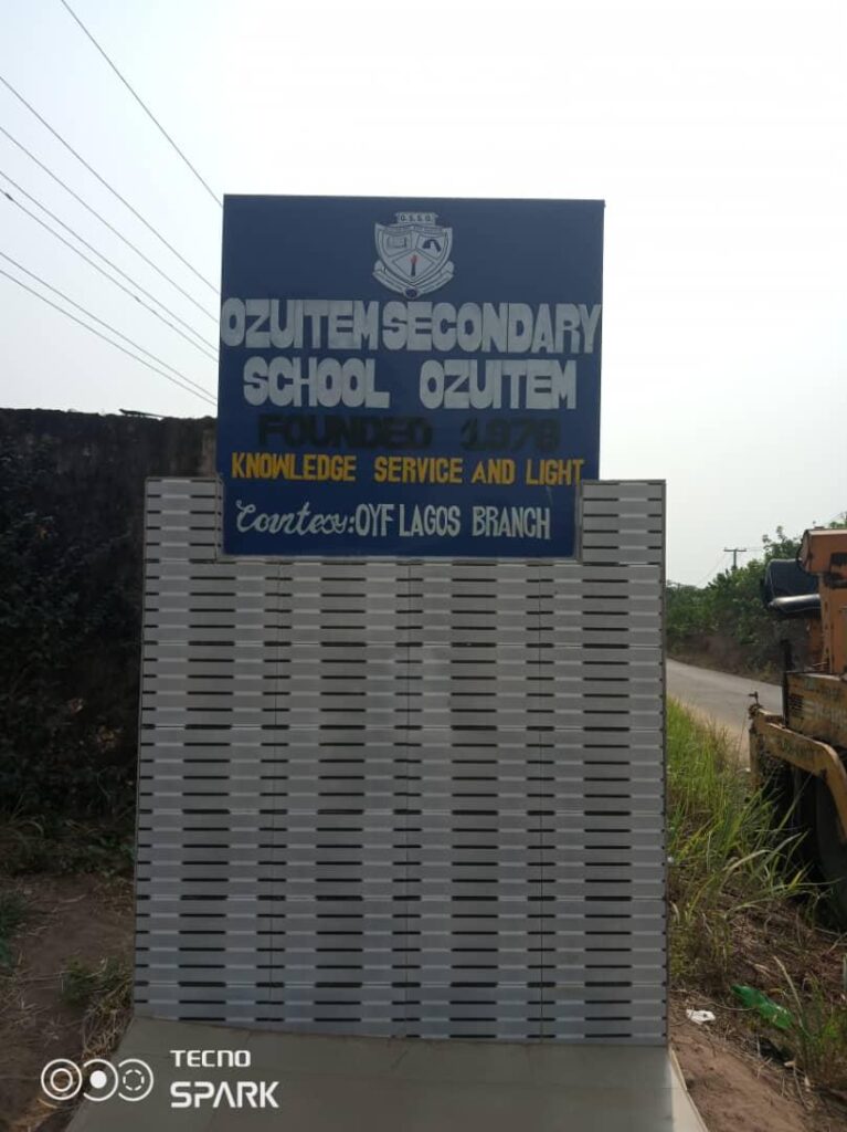 Gramaze Foundation Network: Renovation of Ozuitem Secondary School Library